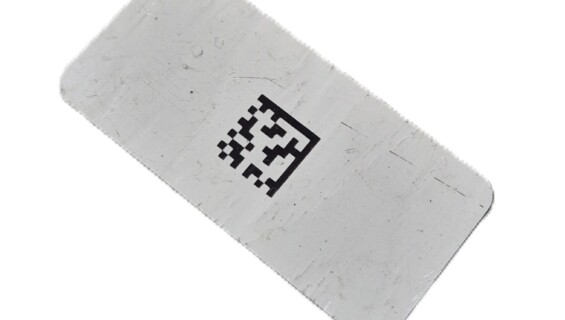 Mini QR Code cropped image